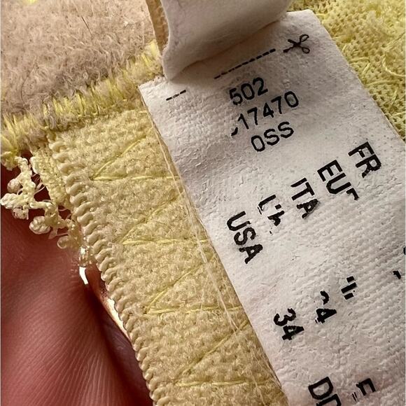 Chantelle Yellow T Shirt Bra Lightly Lined Women’s Lace - Picture 6 of 8